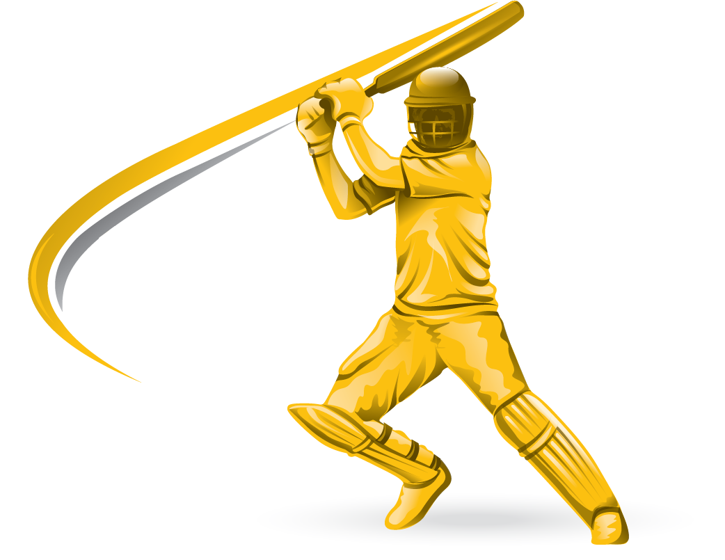 Cricket player cricket clipart images