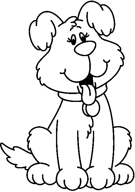 Dog  black and white clip art black and white dogs 3 clipart