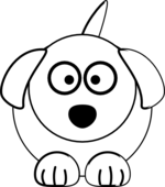 Dog black and white cute dog clipart black and white free images ...