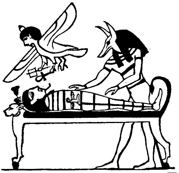 Egyptian mummy clipart 2