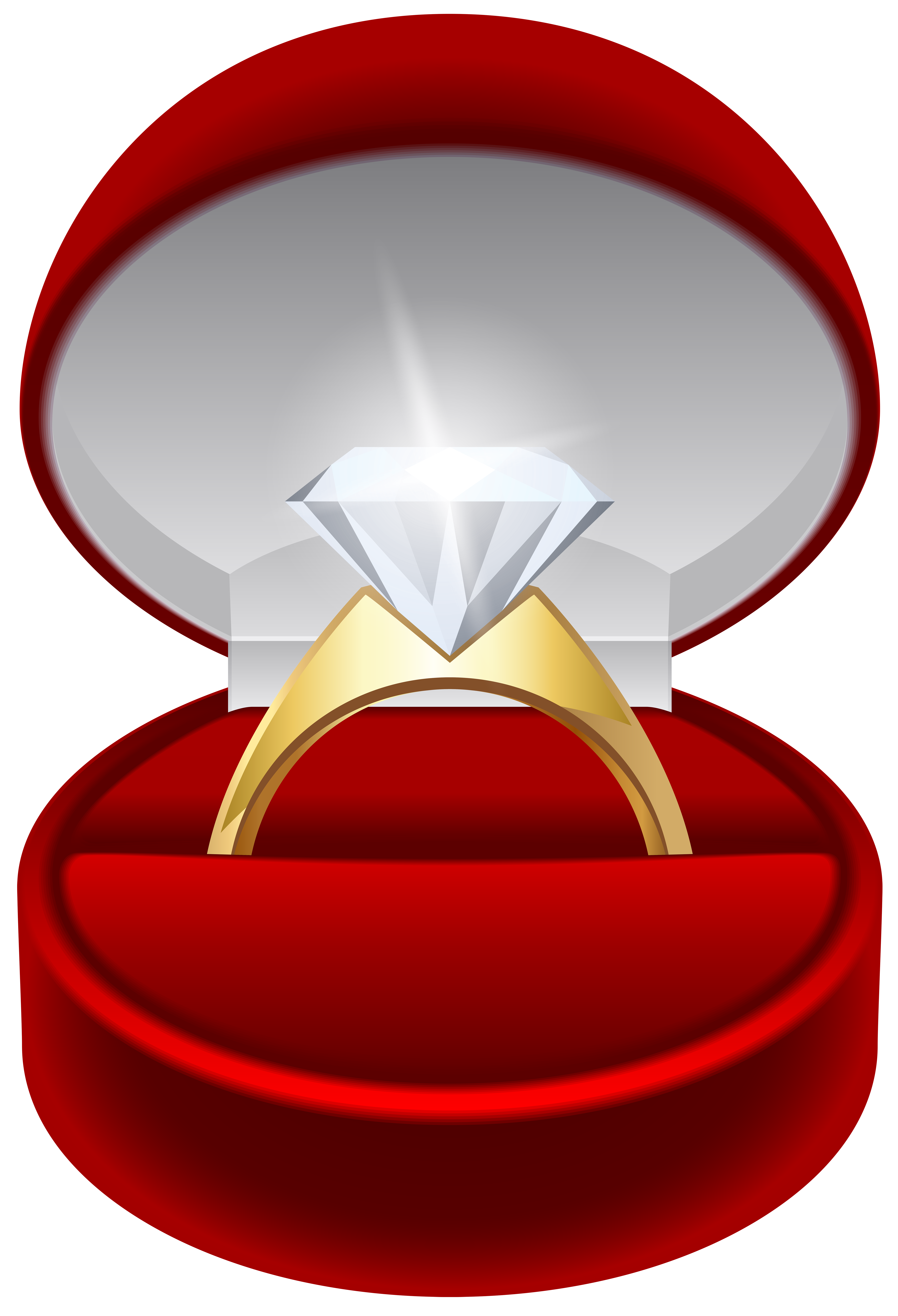Engagement ring transparent clip art image