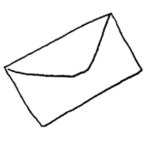 Envelope clipart black and white free images