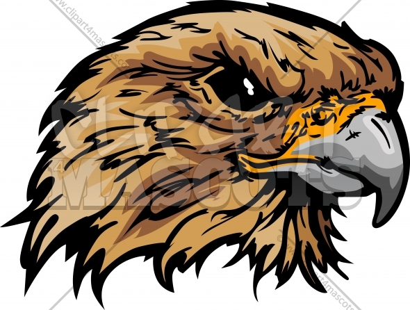 Falcon clipart graphic vector logo