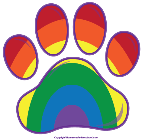 Free paw prints clipart 2 - WikiClipArt