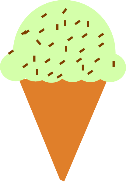 Ice cream cone clipart of ice 4
