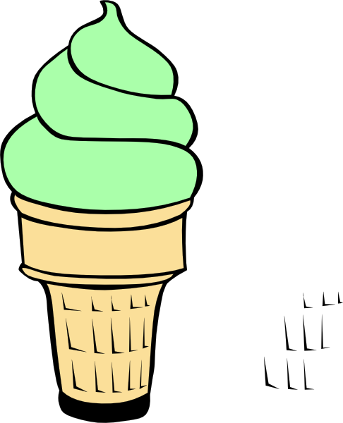 Ice cream cone clipart of ice 5