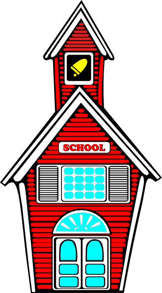 Little red school house clip art