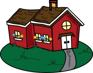 Old school house clipart 5