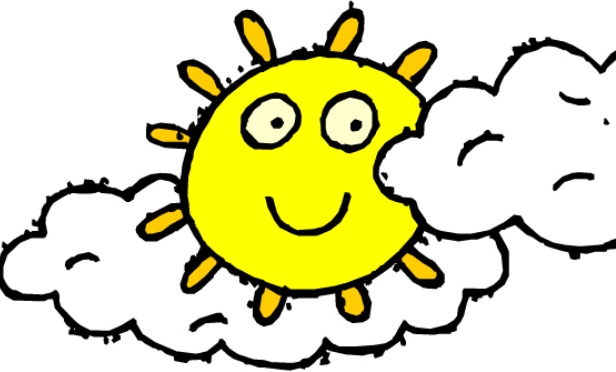 Partly cloudy clip art free clipartfest 3