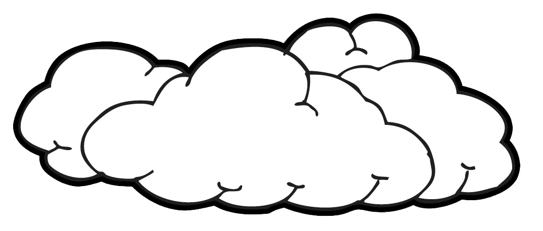 Partly cloudy clipart black and white clipartfest 3
