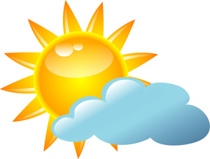 Partly cloudy clipart clipartfest