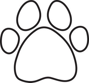 Paw prints 0 ideas about paw print clip art on