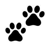 Paw prints cat paw clip art tumundografico - WikiClipArt