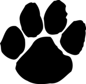 Paw prints clipart 2 - WikiClipArt