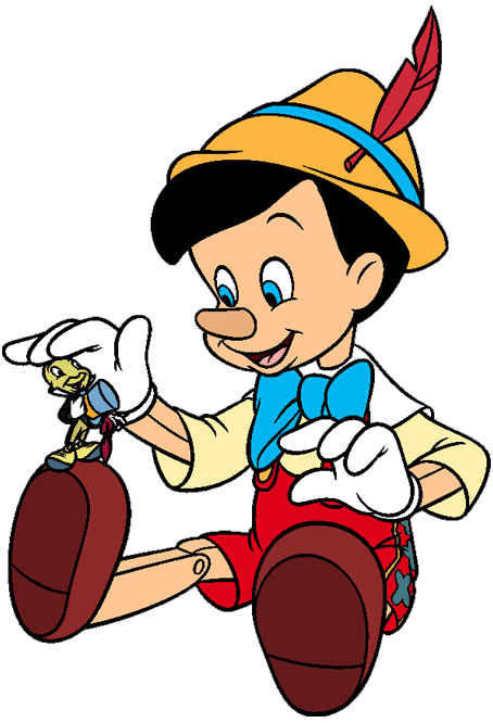 Pinocchio and jiminy cricket clip art images disney galore 4