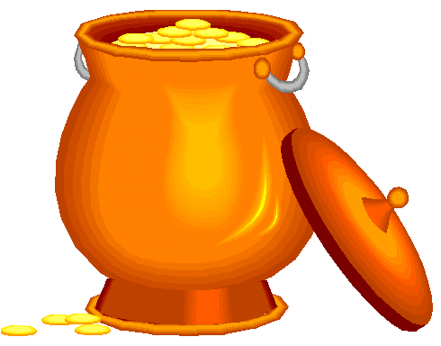 Pot of gold clipart free images 4