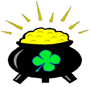 Pot of gold for teachers clipart