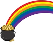 Rainbow with pot of gold clipart clipartfest 2 - WikiClipArt