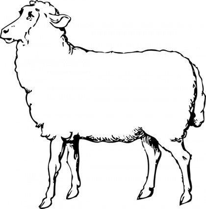 Ram clipart black and white free images 4