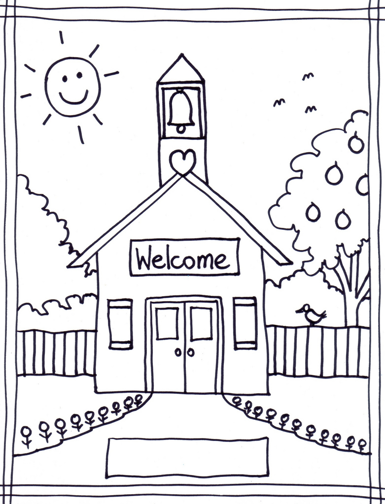 School house welcome back to school schoolhouse clipart clipartfest