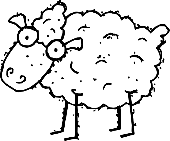 Sheep  black and white sheep clipart black and white clipart 2