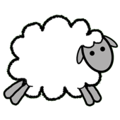 Sheep black and white sheep clipart transparent clipartfox - WikiClipArt