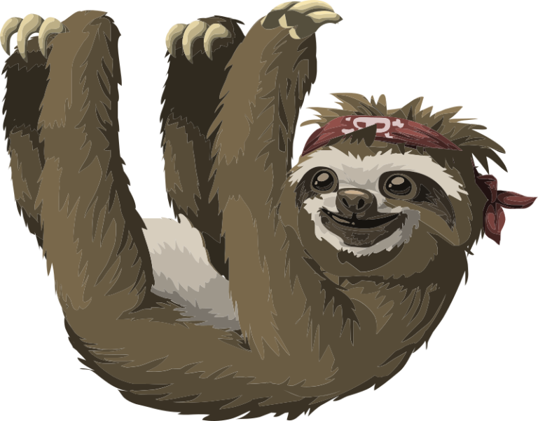 Sloth Free To Use Clip Art Wikiclipart