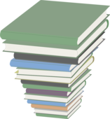 Stack of books stack of school books free download clip art - WikiClipArt