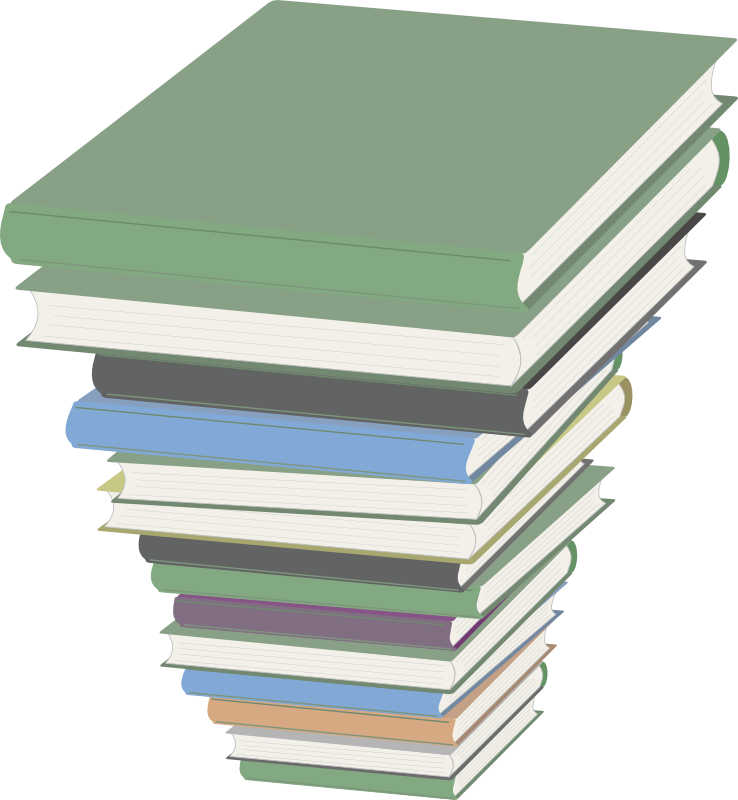 Stack of books stack of school books free download clip art