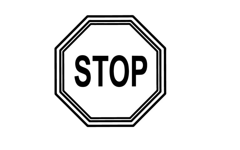 Stop sign template printable clipart 2 - WikiClipArt