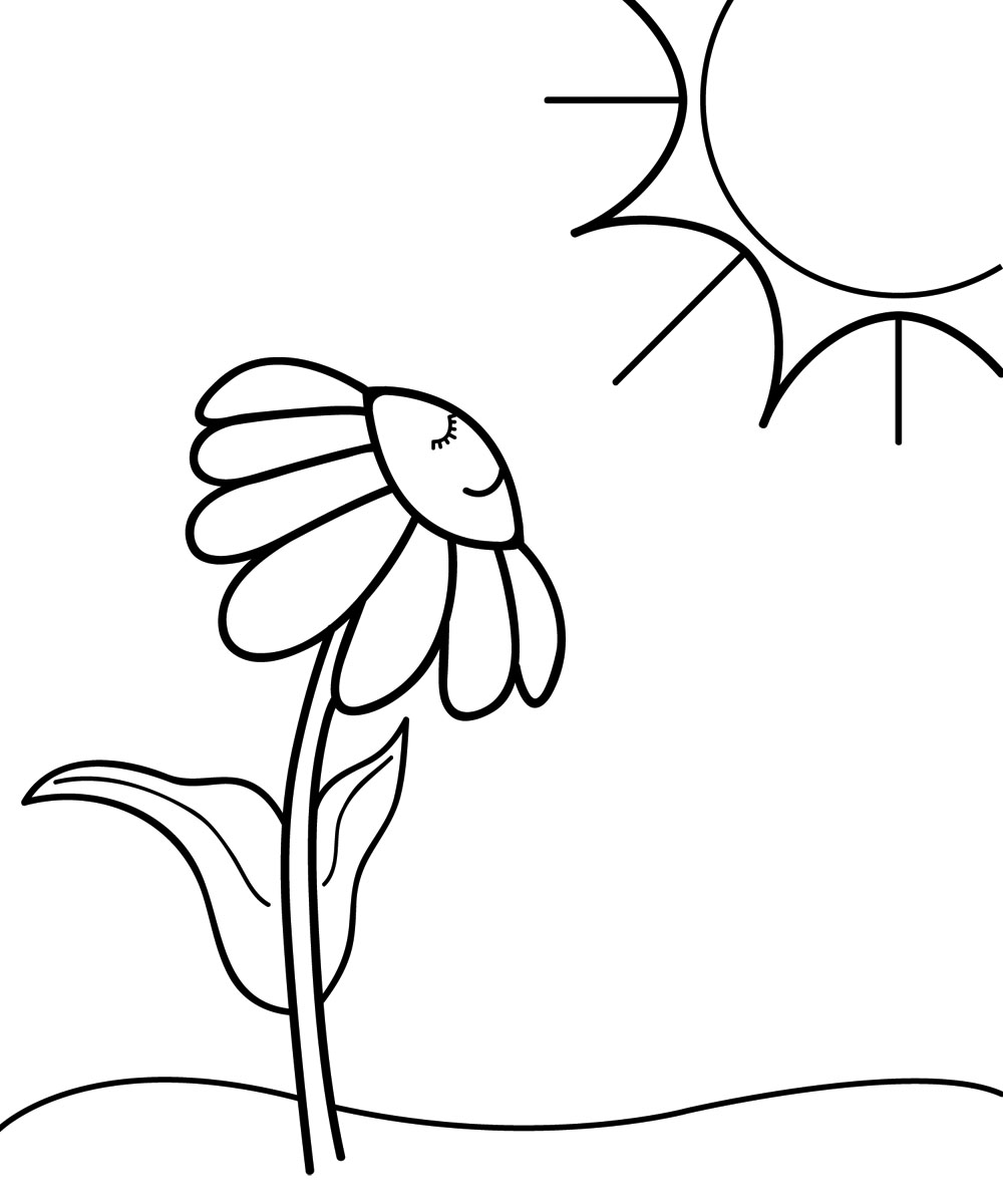 Sunny clipart black and white free images 2