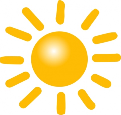 Sunny weather clipart free images