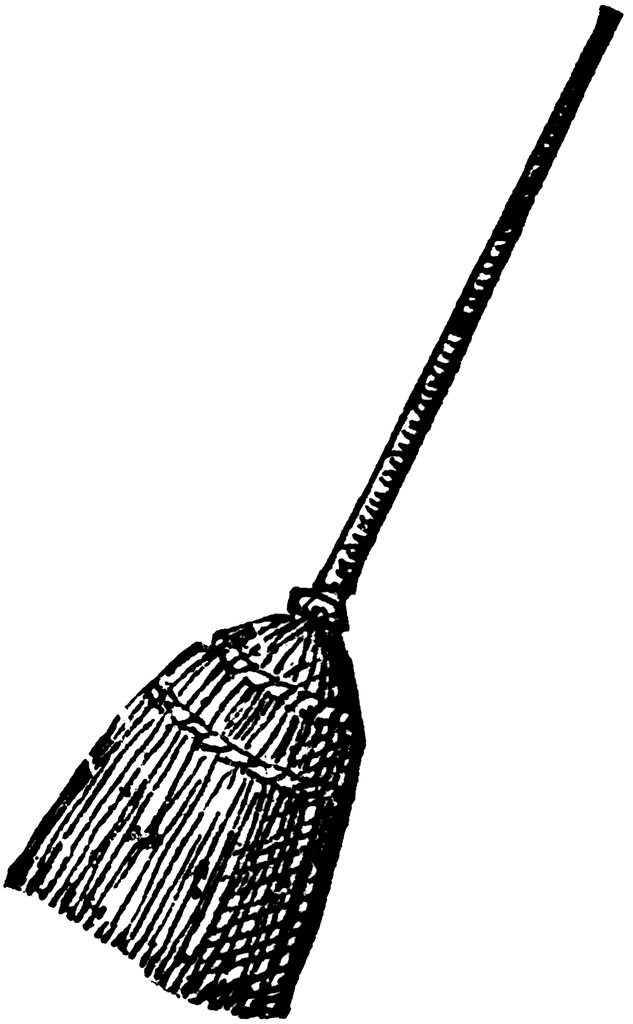 Sweeping broom clipart 3