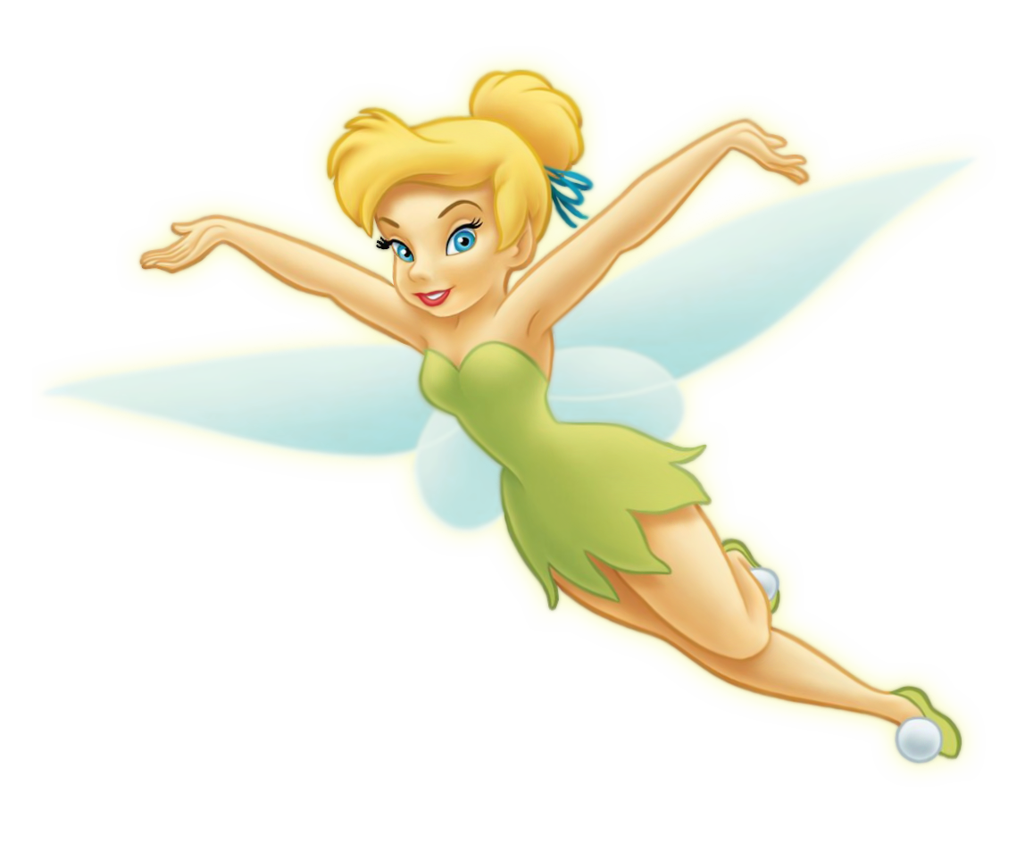 Tinkerbell clipart silhouette transparent backround clipartfest