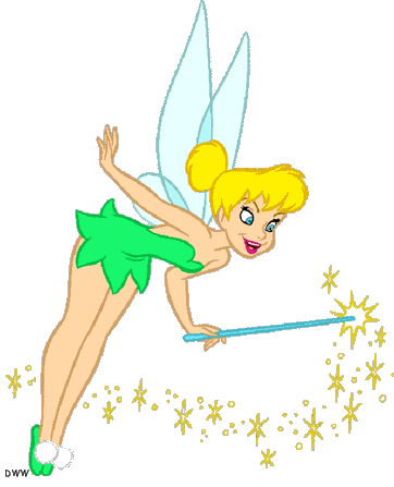 Tinkerbell the world clipart 2