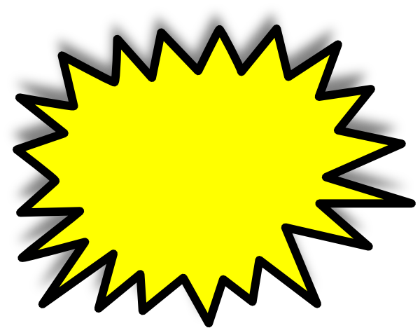 Yellow starburst clipart clipartfest 2