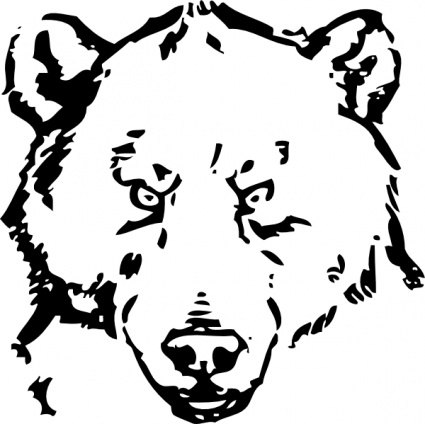 Bear paw grizzly paw print clip art clipartfox