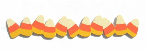 Candy corn border magnet from demdaco at