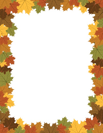 Candy corn border new page borders candy corn maple leaf and more