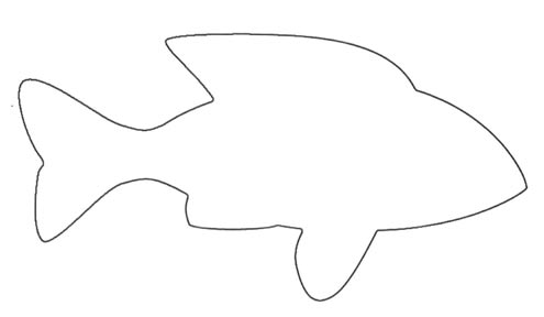 Clipart fish outline free images