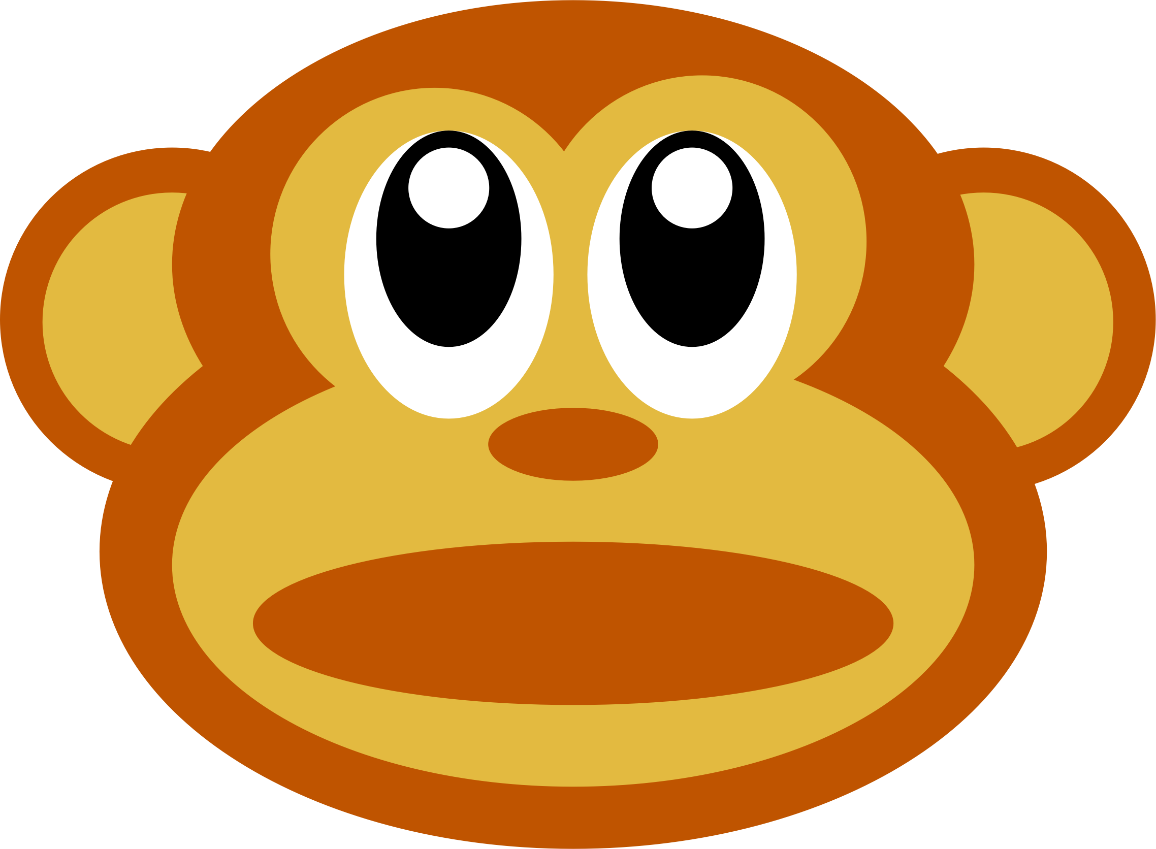 Clipart monkey face clipartfest