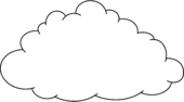 Cloud Black And White Cloud Clip Art 2 - Wikiclipart