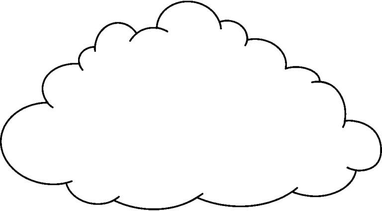 Cloud black and white cloud clip art 2 - WikiClipArt