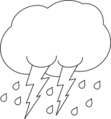 Cloud black and white cloud clip art images - WikiClipArt