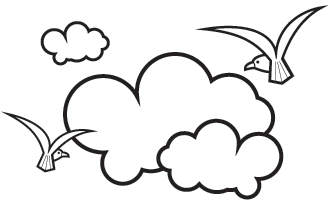 Cloud  black and white clouds clip art black and white free clipart images