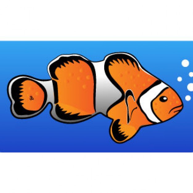 Clownfish clip art vector free download