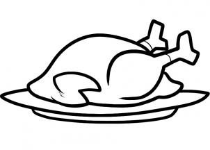 Cooked turkey cartoon free download clip art 2