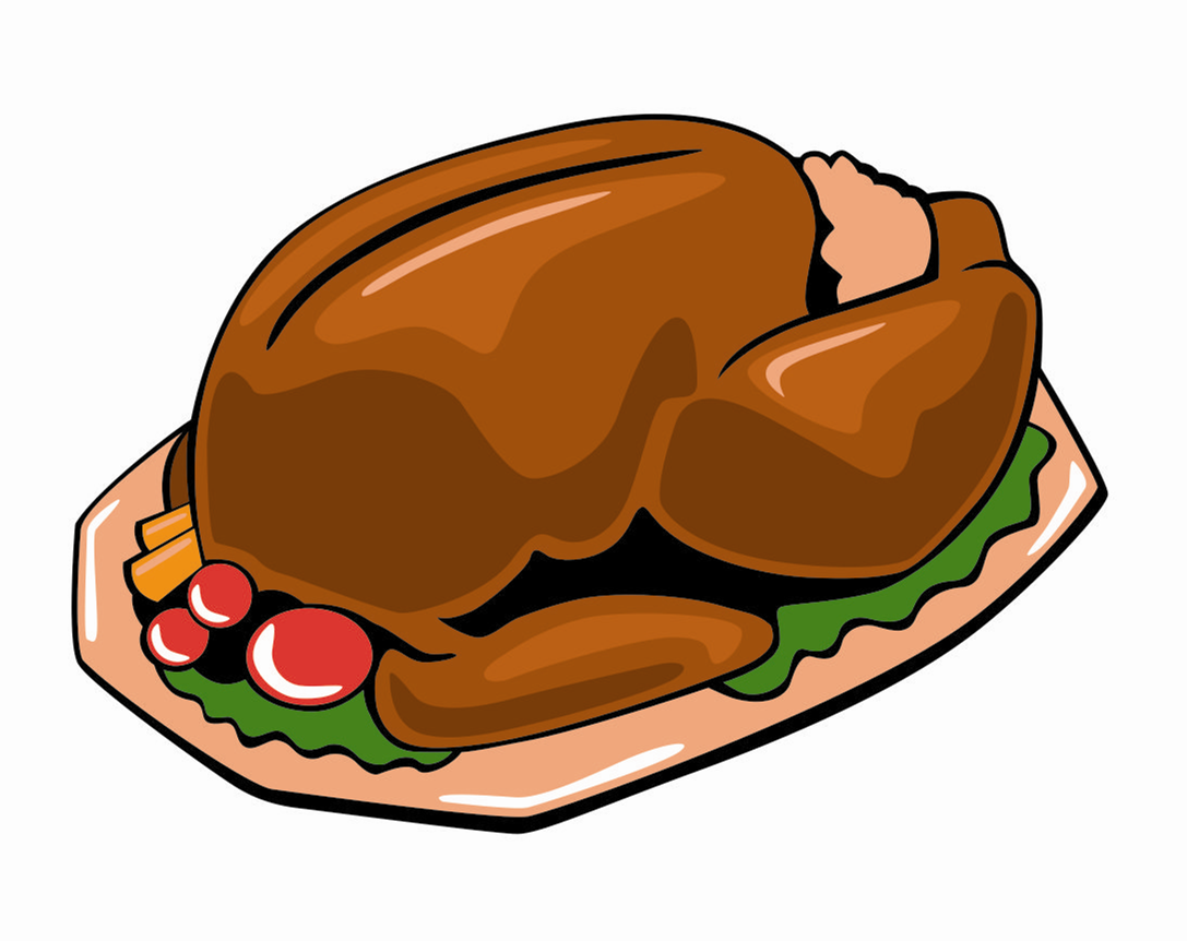 Cooked turkey clip art clipart