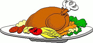 Cooked turkey clipart 11