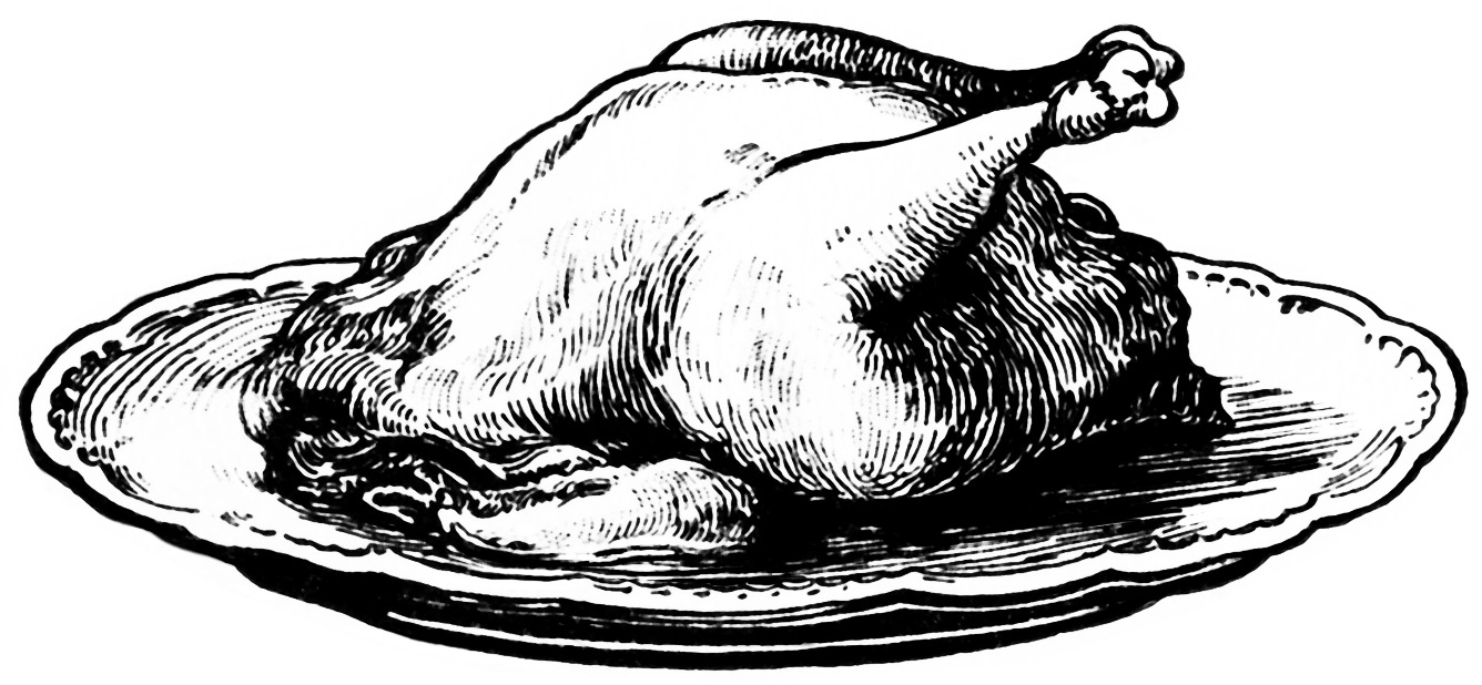 Cooked turkey clipart 13
